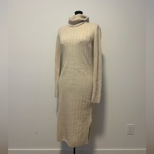 Cream Knit Dress